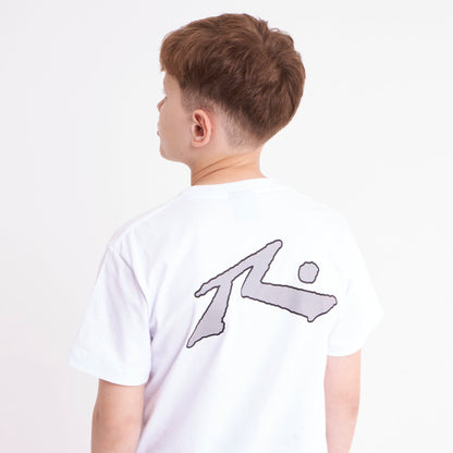 Remera Competition 2.0 Junior White/Grey