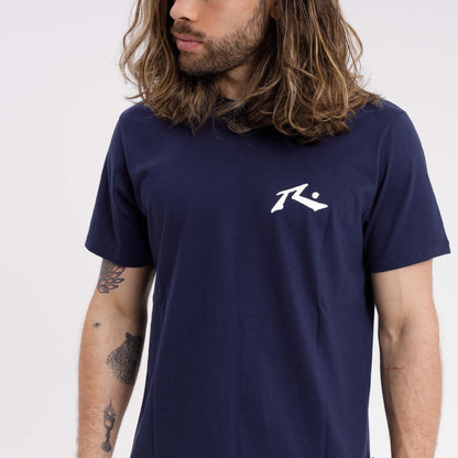 Remera Hombre Rusty Competition Azul Marino