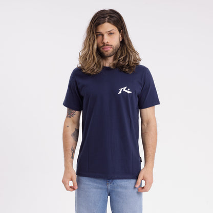 Remera Hombre Rusty Competition Azul Marino
