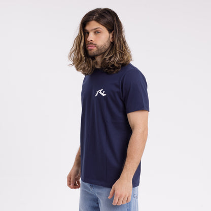 Remera Hombre Rusty Competition Azul Marino