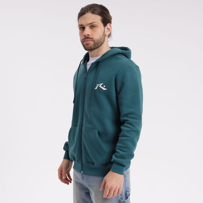 Campera Canguro Competition Green B/Ecru