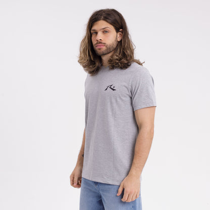 Remera Competition Grey Marle/Black