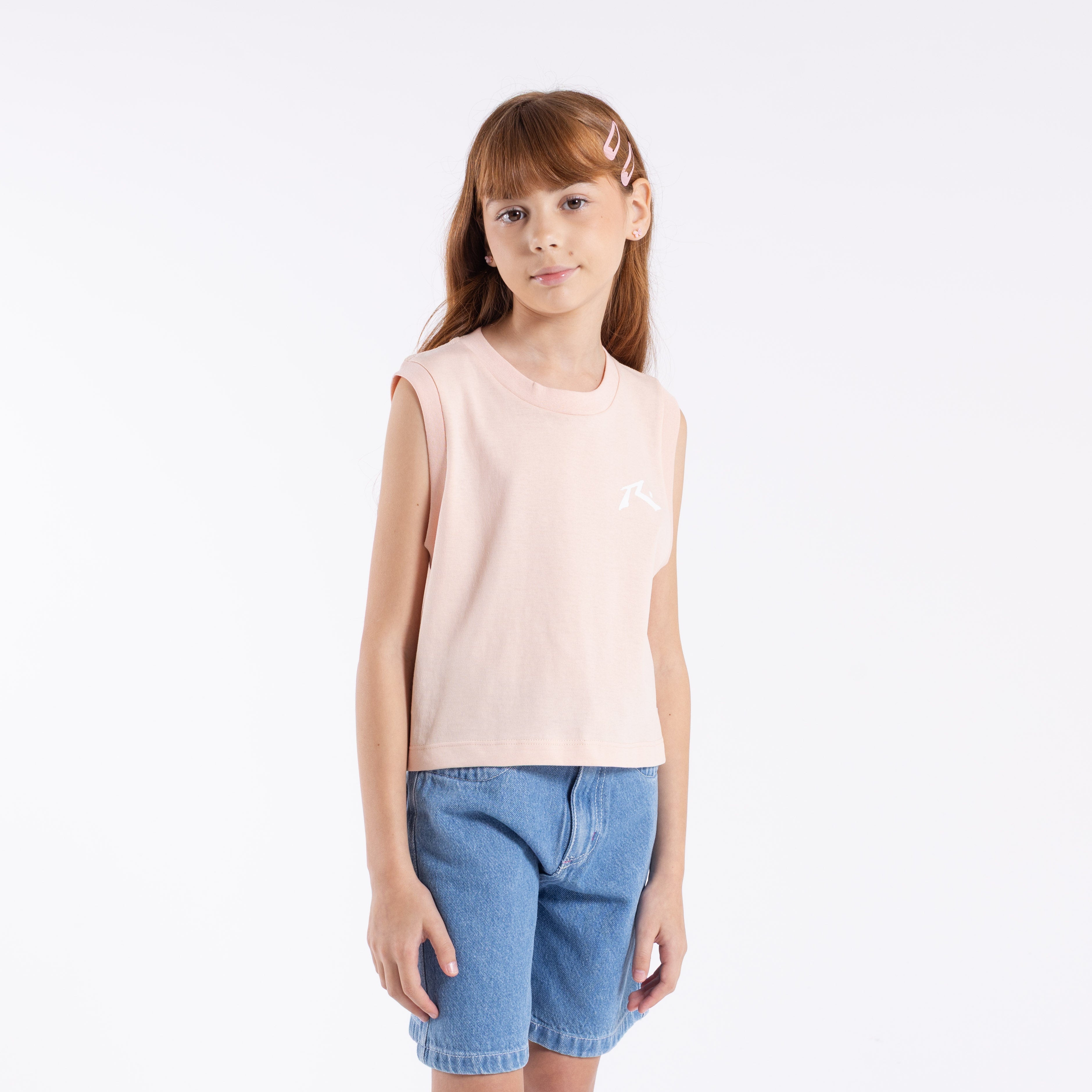 Musculosa Competition Girls Rose Cloud