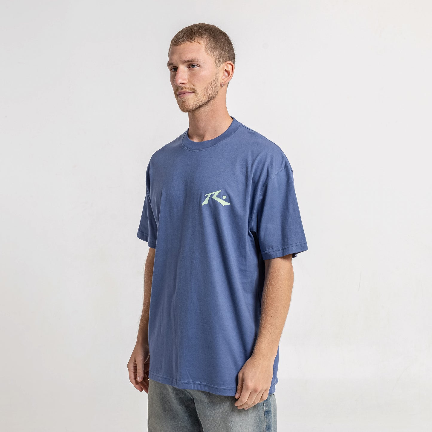 Remera Competition X 2 Denim Blue/Mint