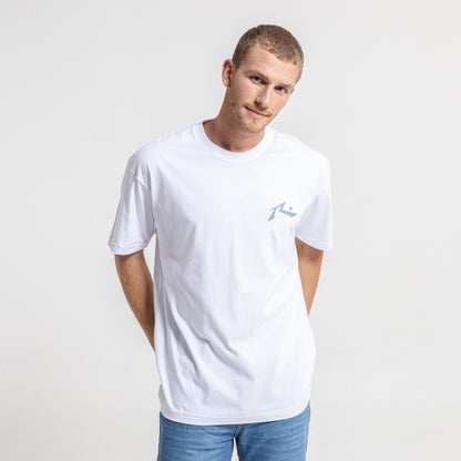 Remera Competition X 2 White/China Blue