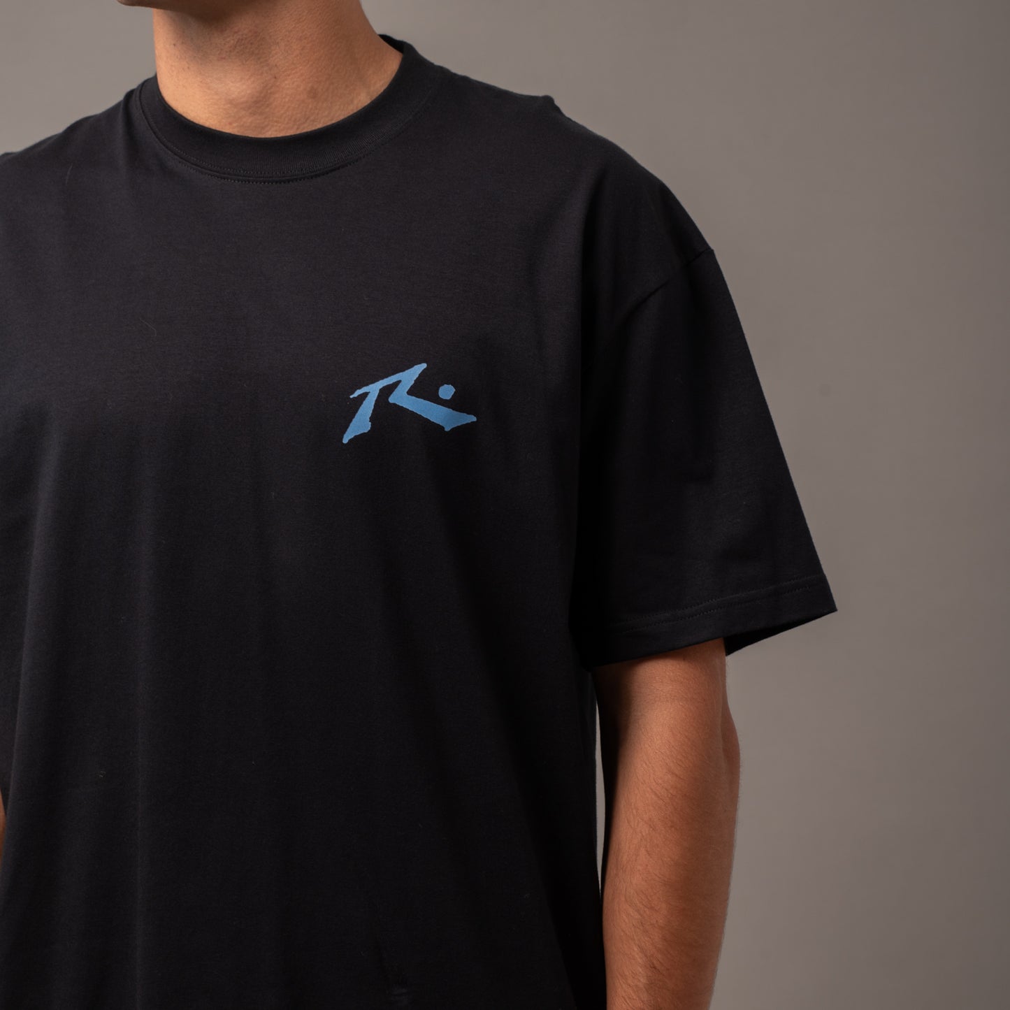 Remera Competition X Black/Atlantic Blue