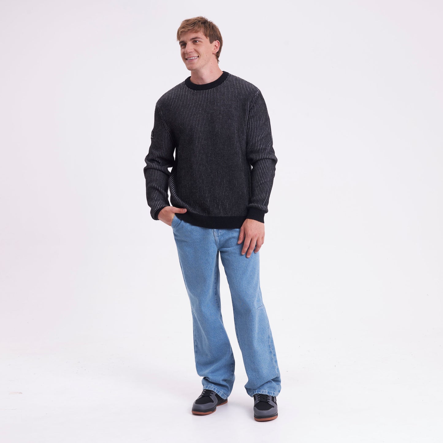 Sweater Cubes Cord Black