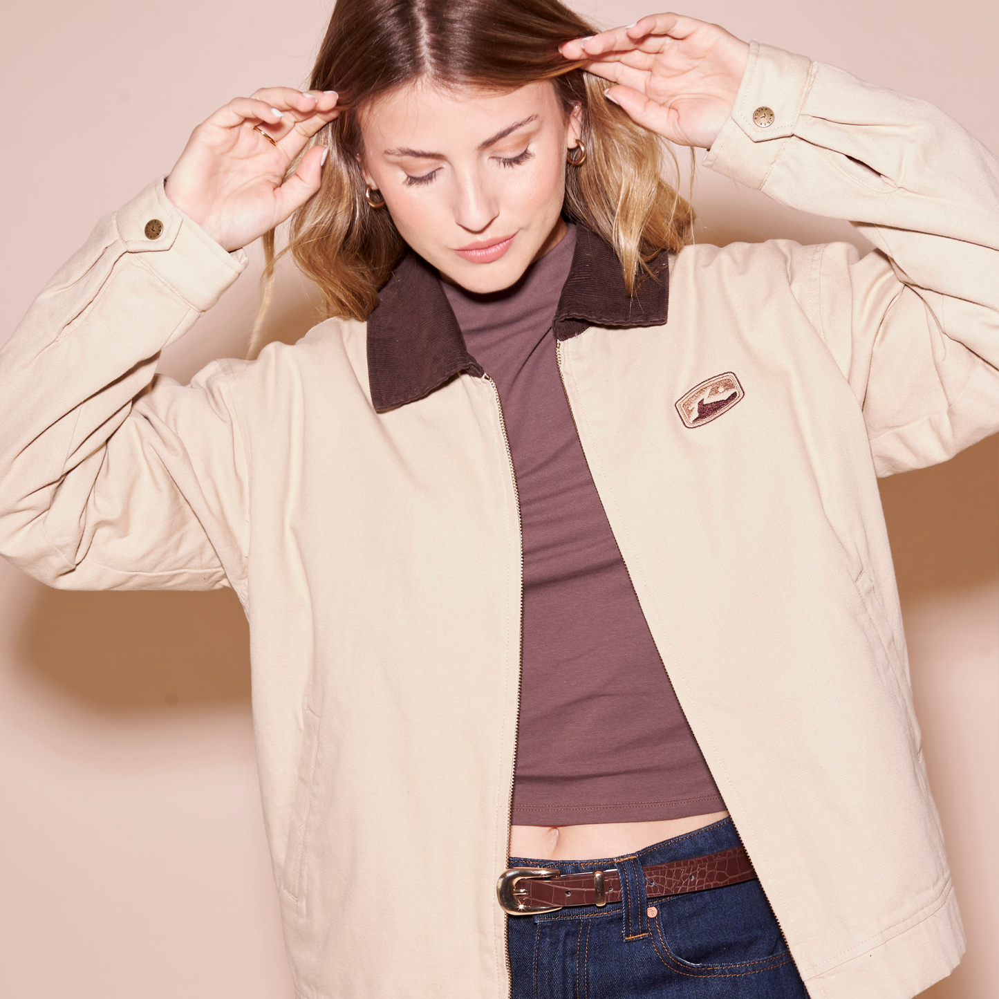 Campera Abrigo Dakota Oatmilk