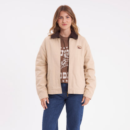 Campera Abrigo Dakota Oatmilk