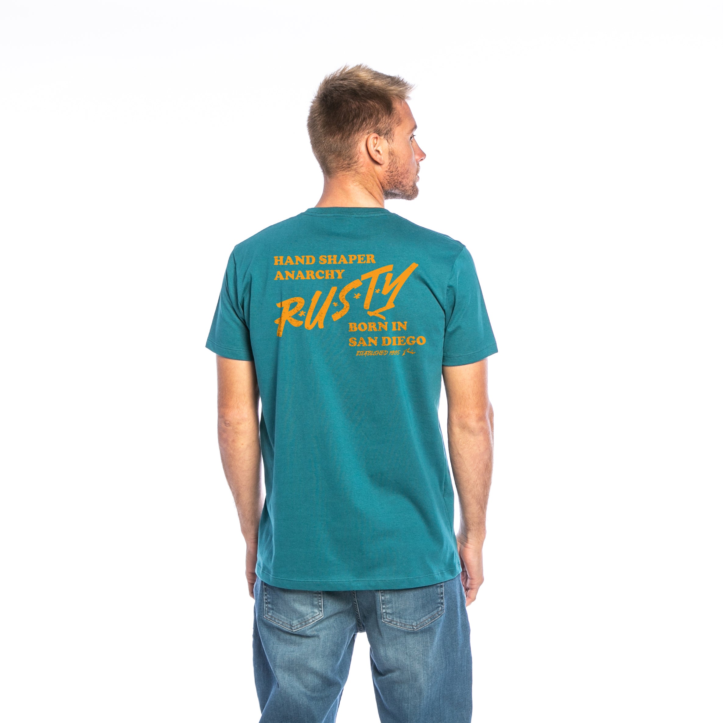 Remera Mc Lettering Deep Teal