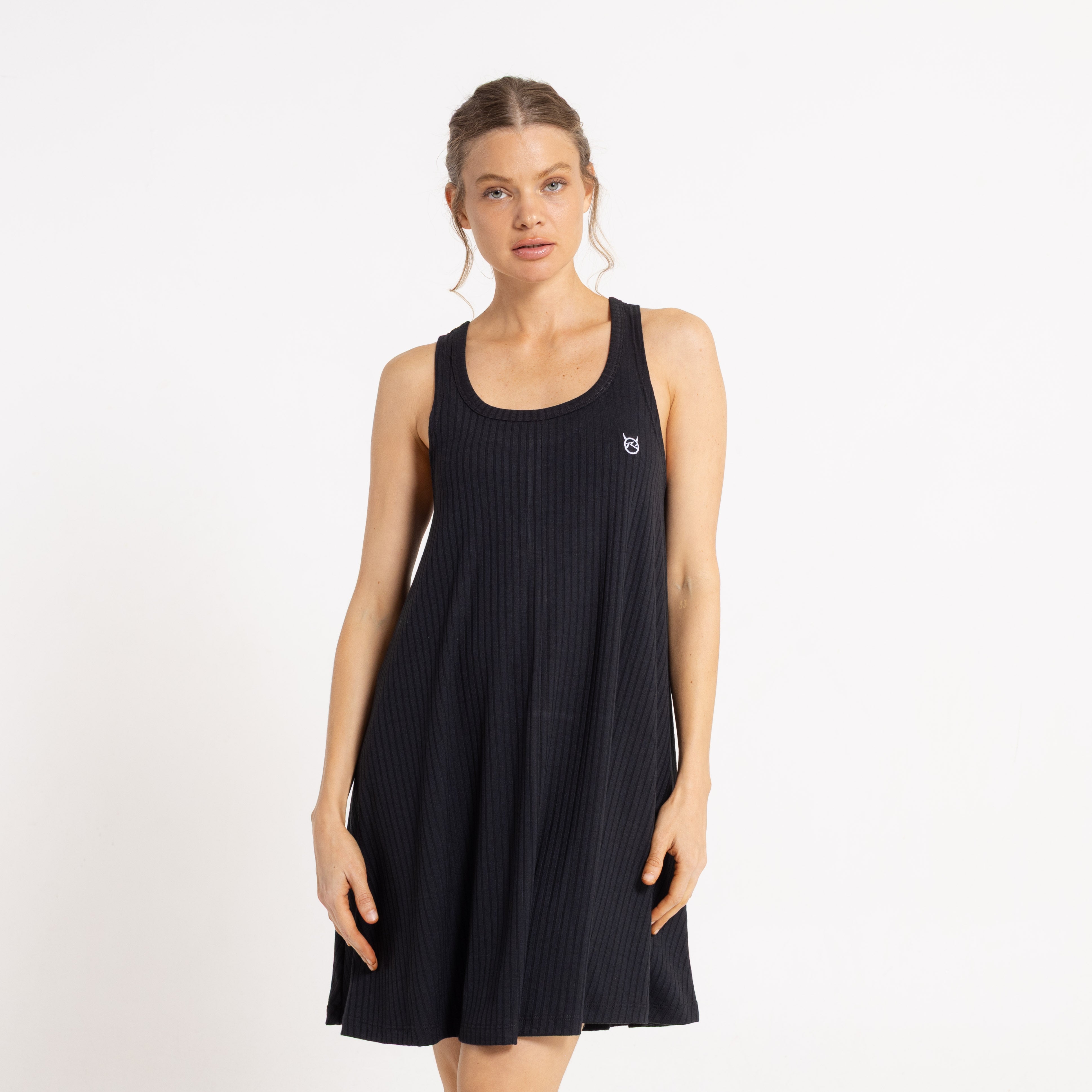 Vestido Devil Rib  Black
