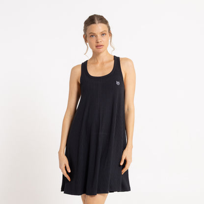 Vestido Devil Rib  Black