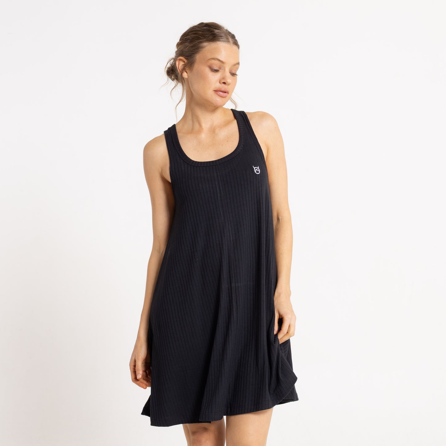 Vestido Devil Rib  Black