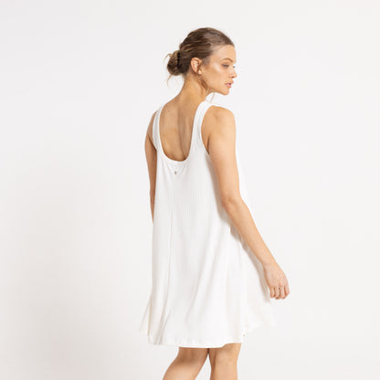 Vestido Devil Rib  Off White