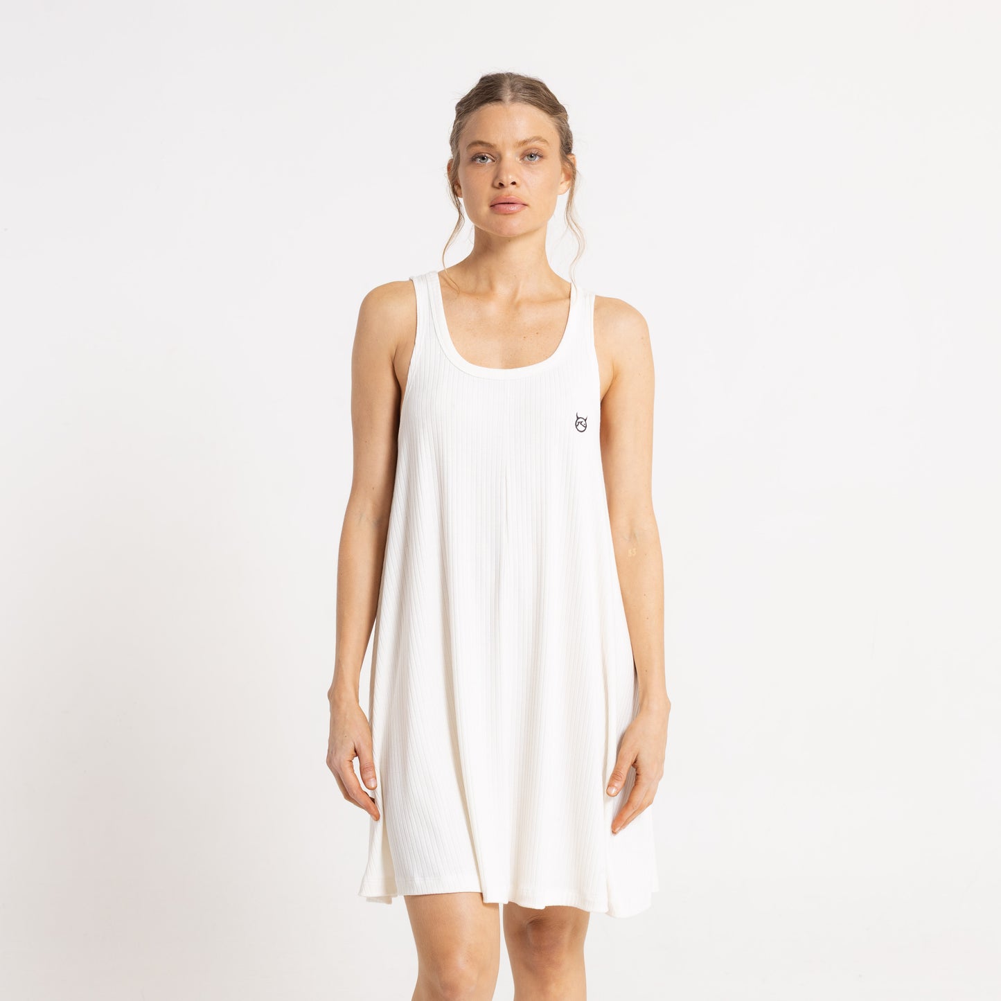 Vestido Devil Rib  Off White