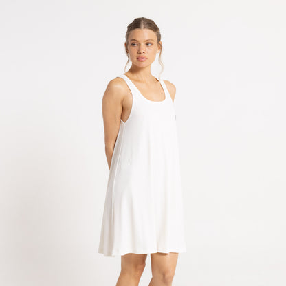 Vestido Devil Rib  Off White