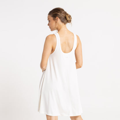 Vestido Devil Rib  Off White