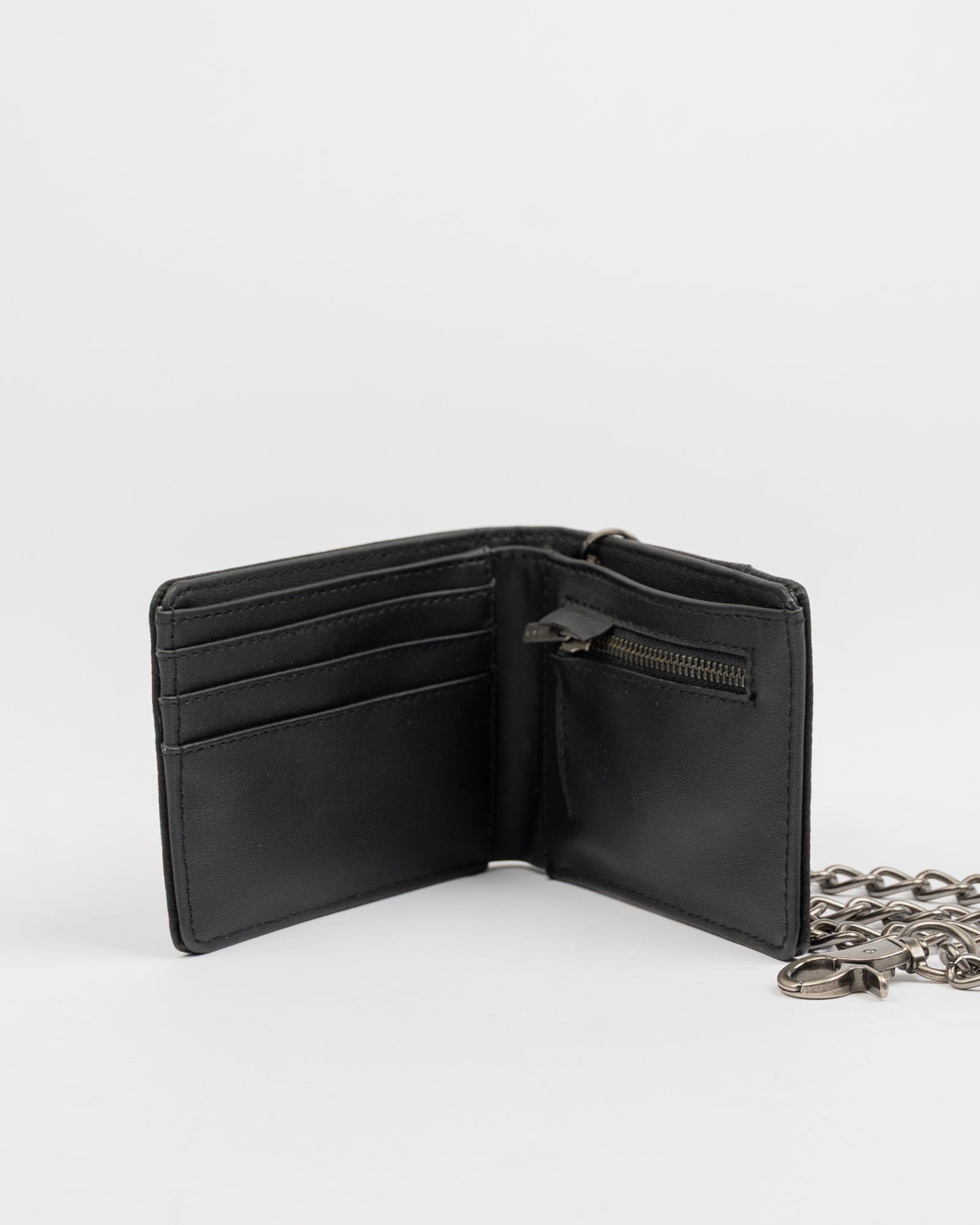 Billetera District Chain Wallet Black