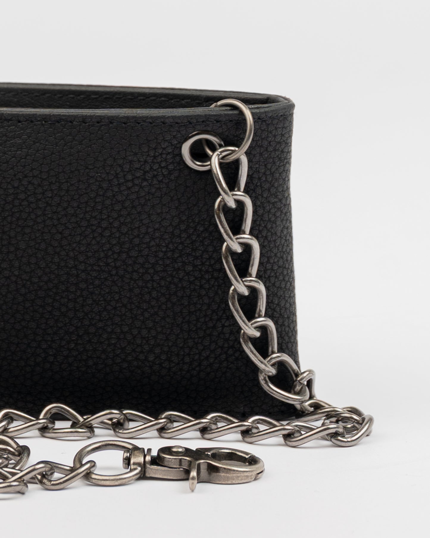 Billetera District Chain Wallet Black
