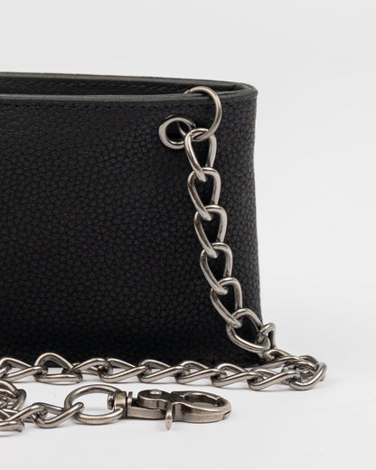 Billetera District Chain Wallet Black