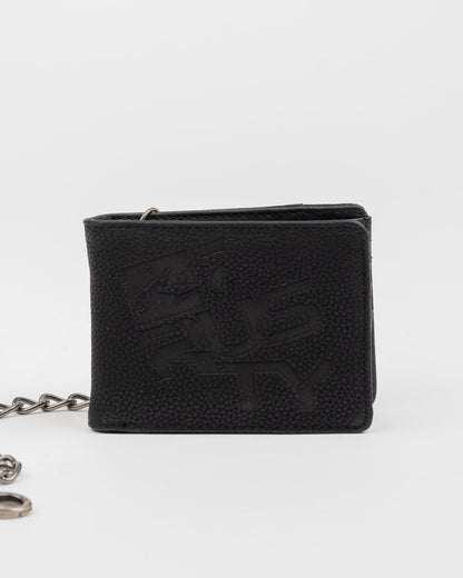 Billetera District Chain Wallet Black