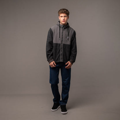 Polar Rusty Domo Fuji Zip Hood Polar Carbon