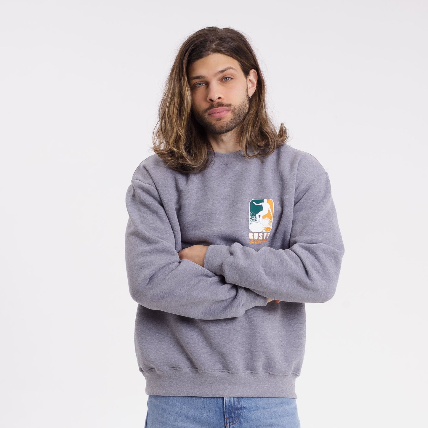 Buzo Double Shooter Grey Marle