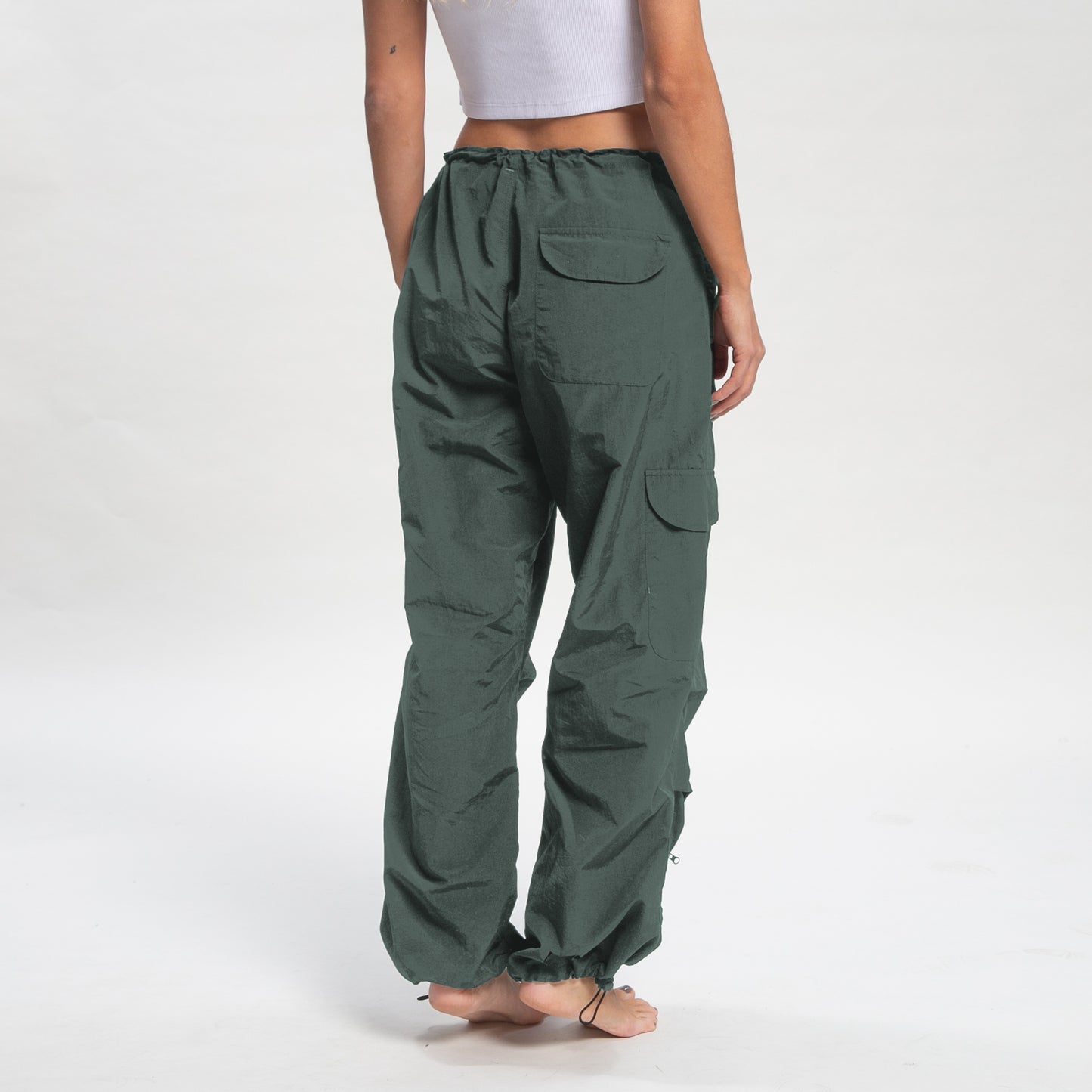 Pantalon Rusty Double Trouble Parachute Pant Ld Dark Forest