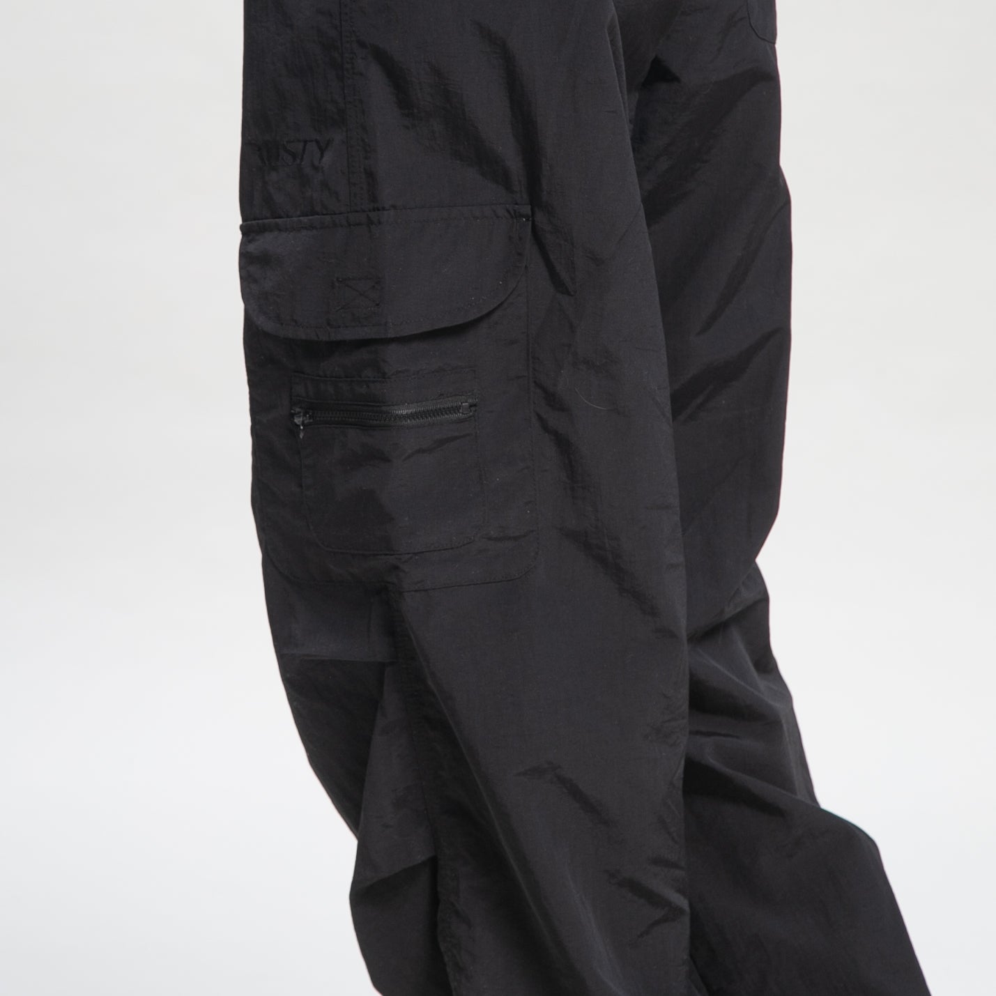 Pantalon Rusty Double Trouble Parachute Pant Ld Black