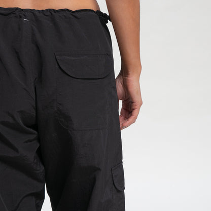 Pantalon Rusty Double Trouble Parachute Pant Ld Black