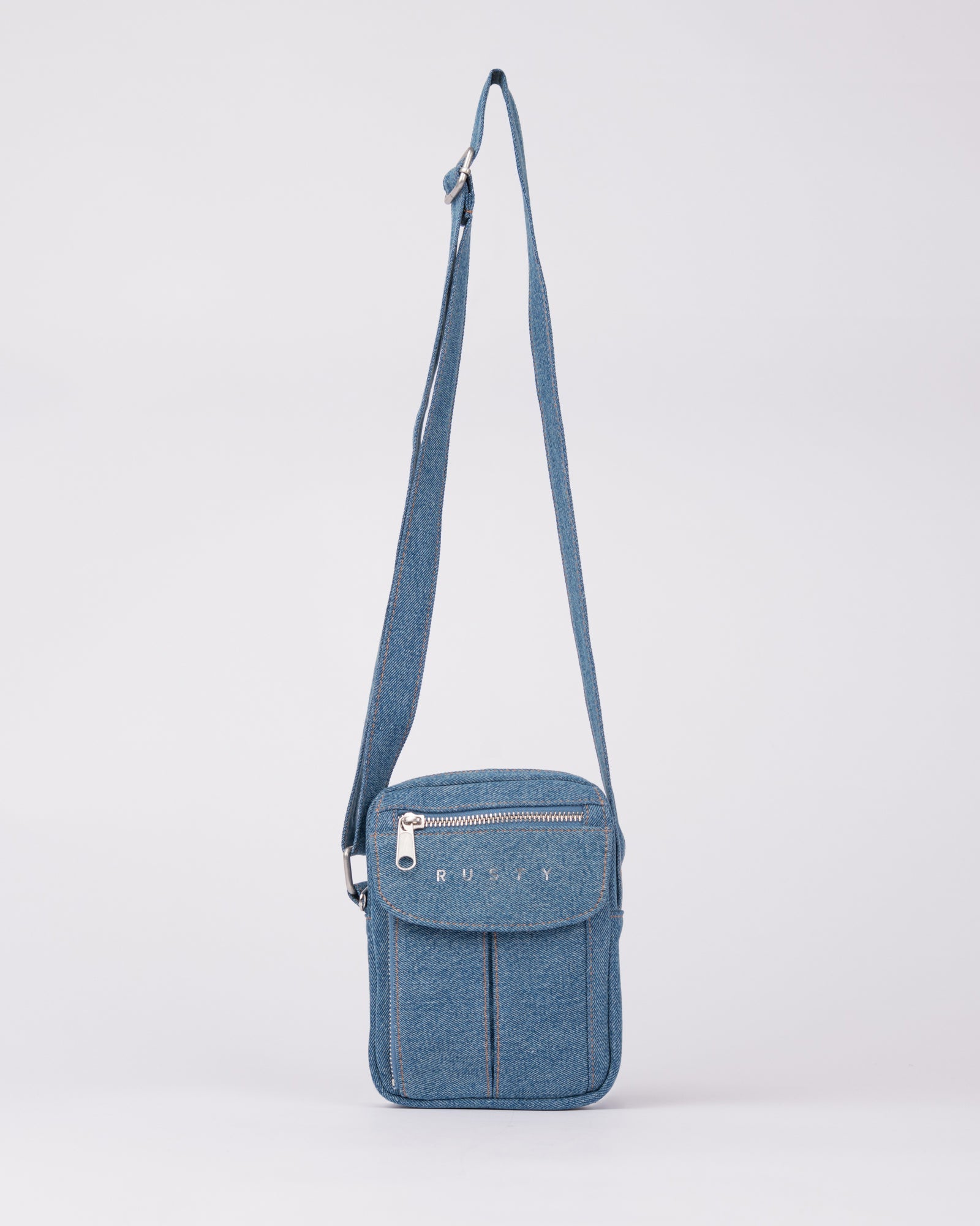 Bolso Dusk Denim Crossbody Bag Middy Blue