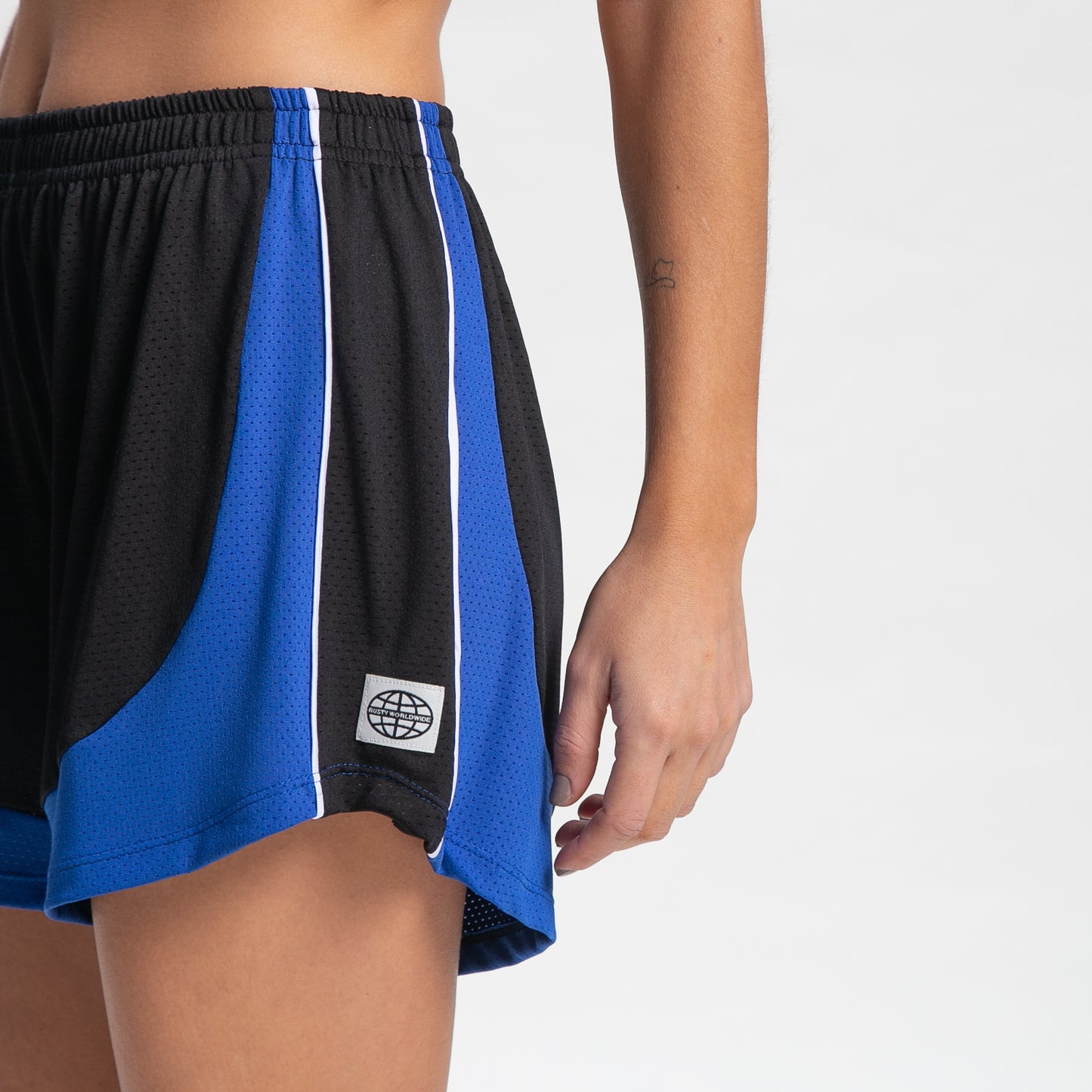 Short Sport Rusty Elastic Panel Crank Short Ld Black