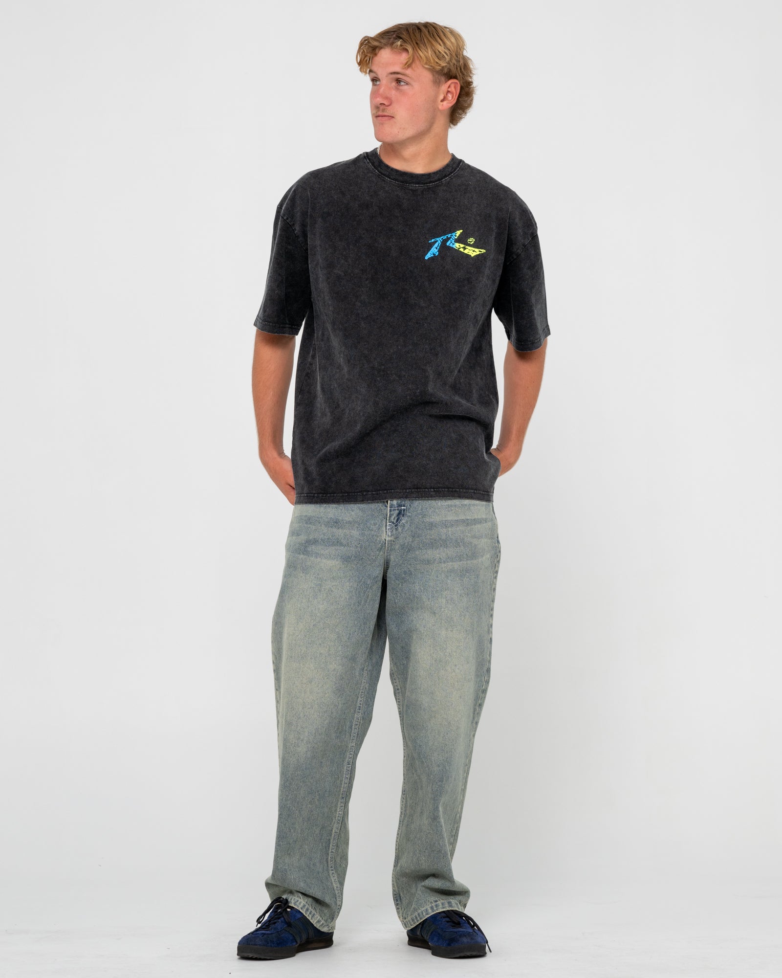 Remera Heritage Process Black