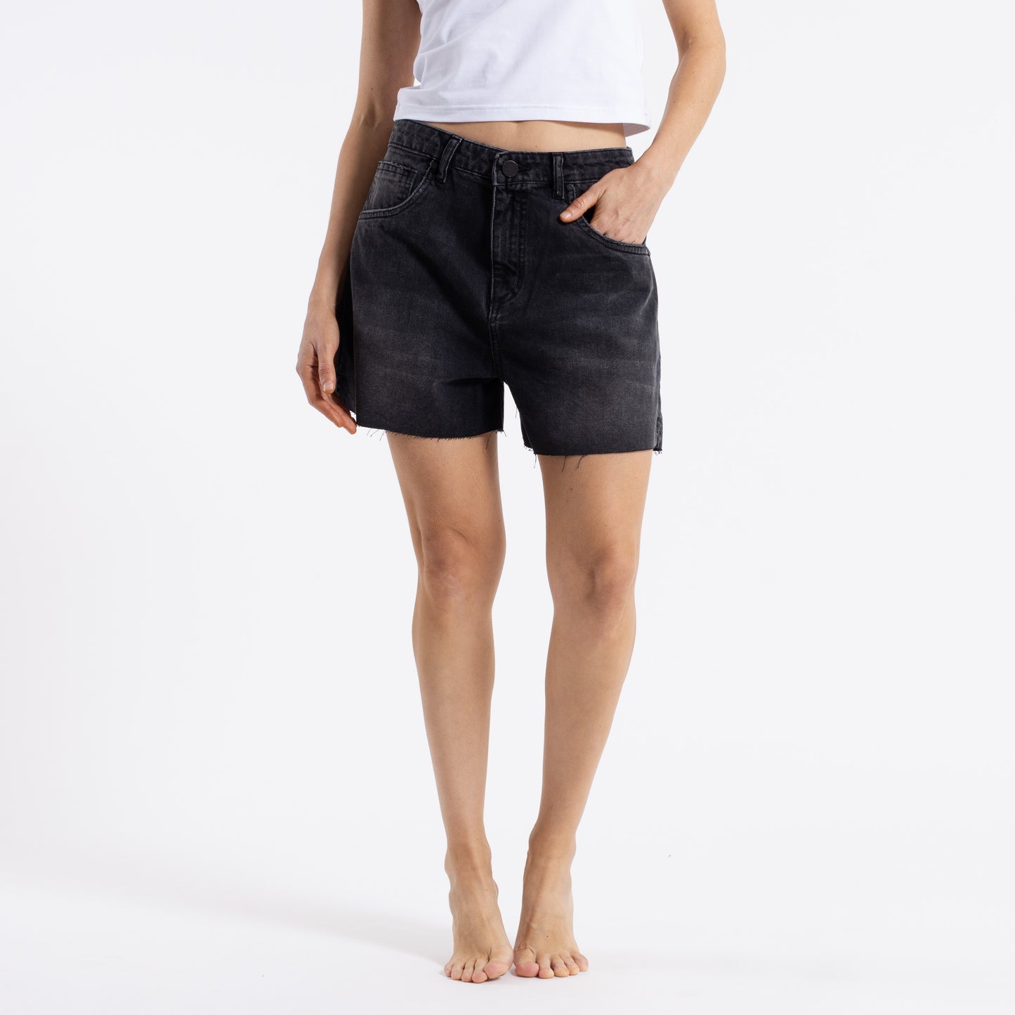Bermuda Faded Bronks Black Short Vintage Black