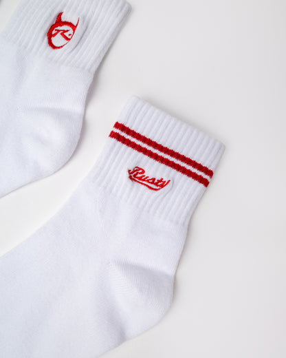 Medias Fancy Day 3-Sock Pack White