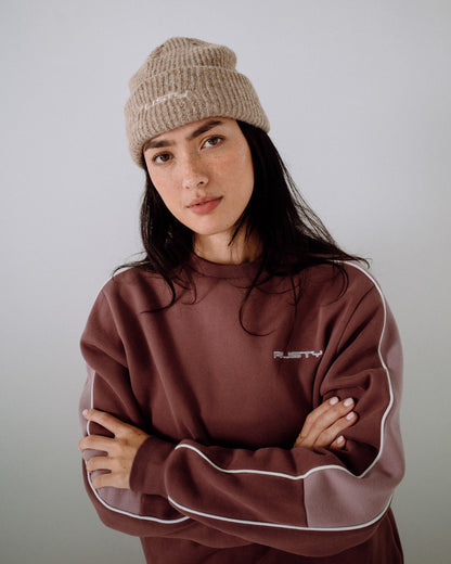Gorro Lana Feelin Fuzzy Taupe