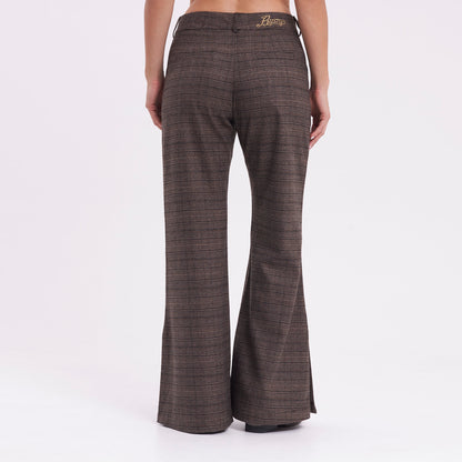 Pantalon Finance Low Rise Suit Chocolate