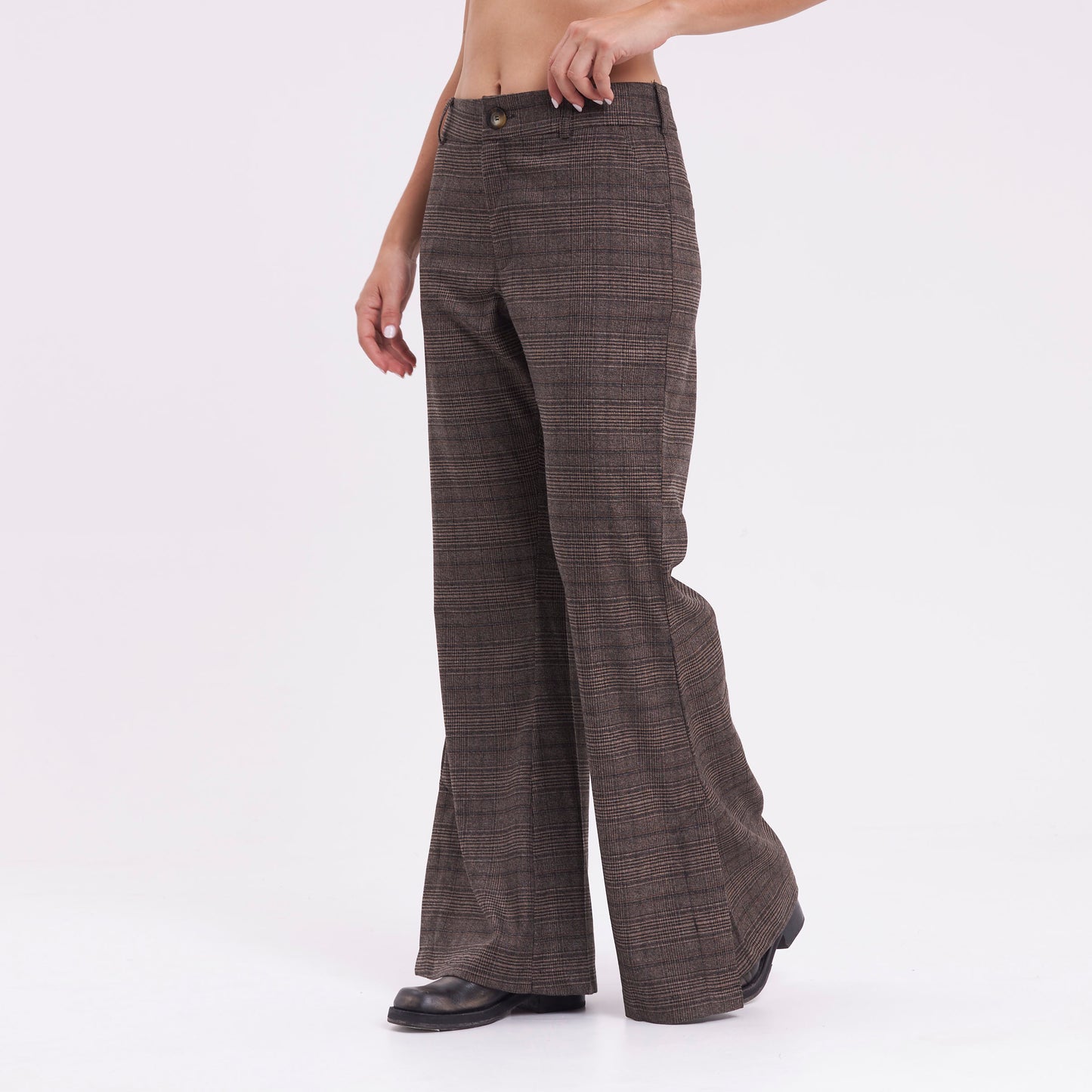 Pantalon Finance Low Rise Suit Chocolate