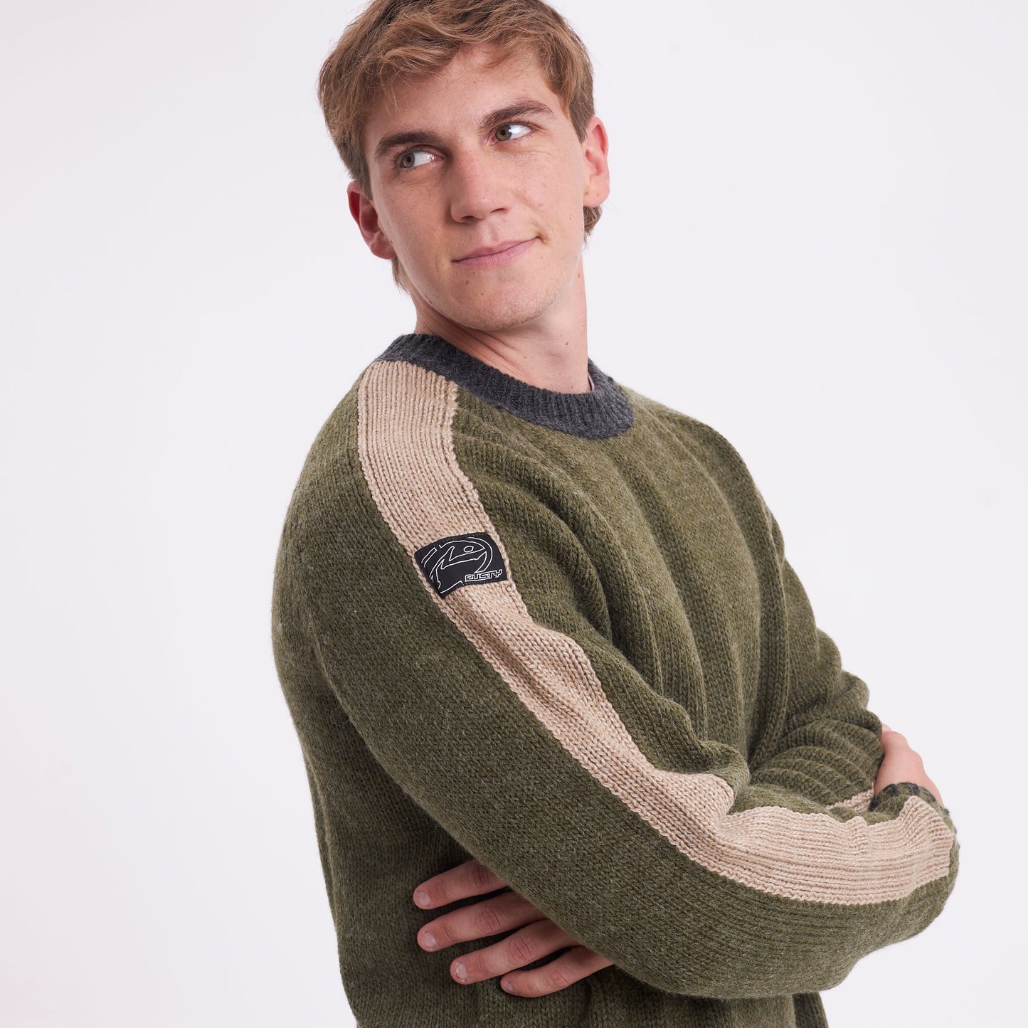 Sweater Fishermans Boxy Shadow Army
