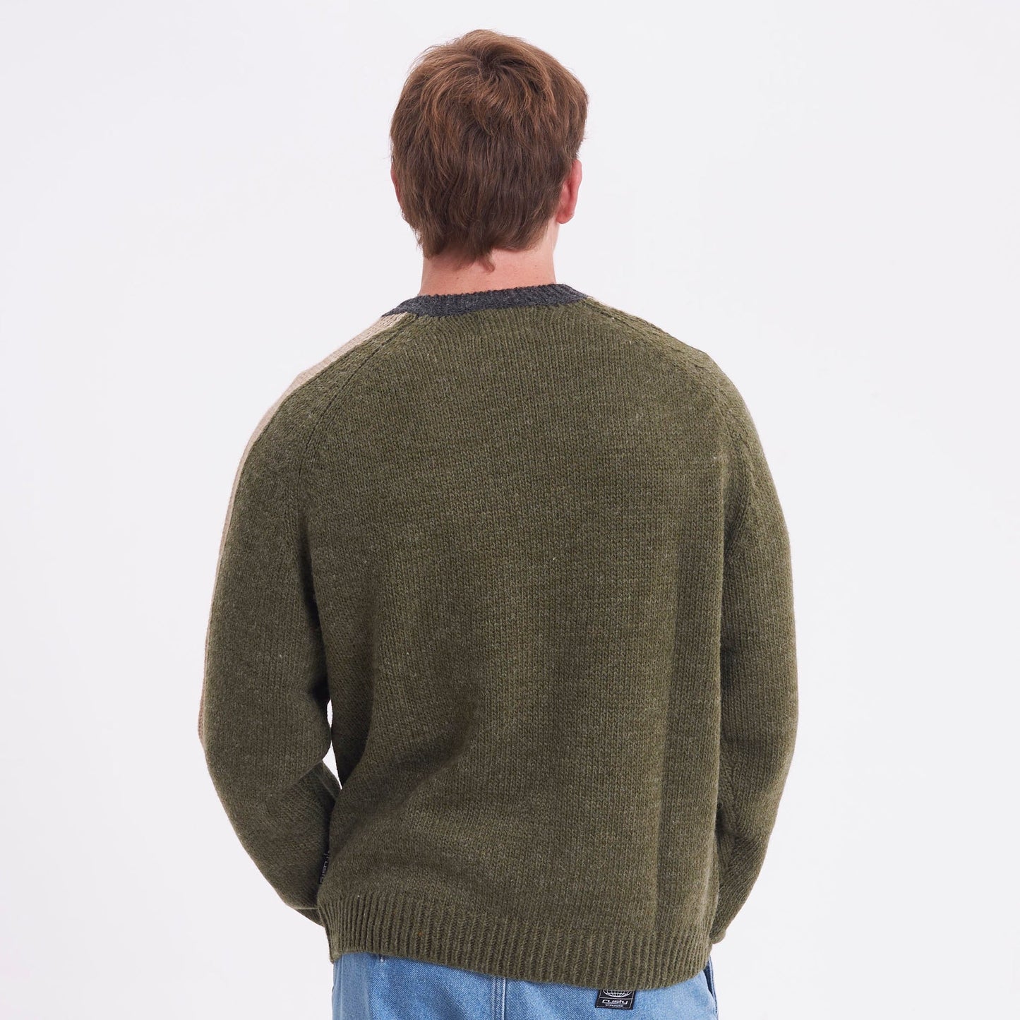 Sweater Fishermans Boxy Shadow Army