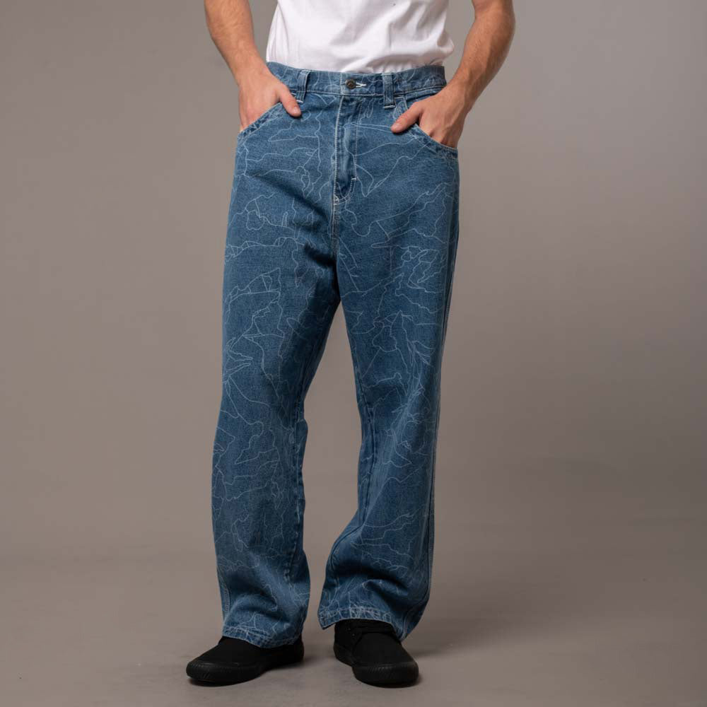 Jean Flip Daddy Laser Tech Middy Blue