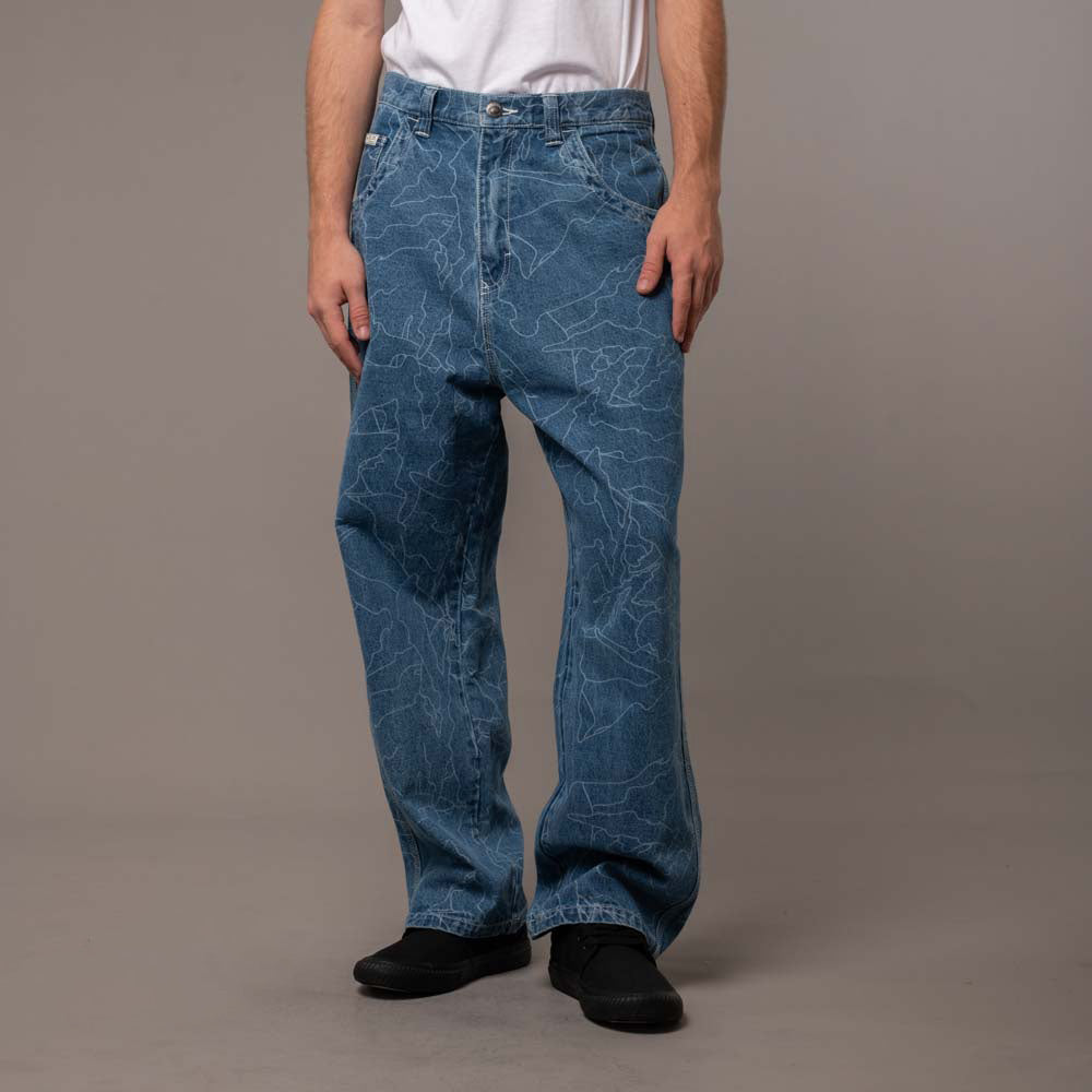 Jean Flip Daddy Laser Tech Middy Blue