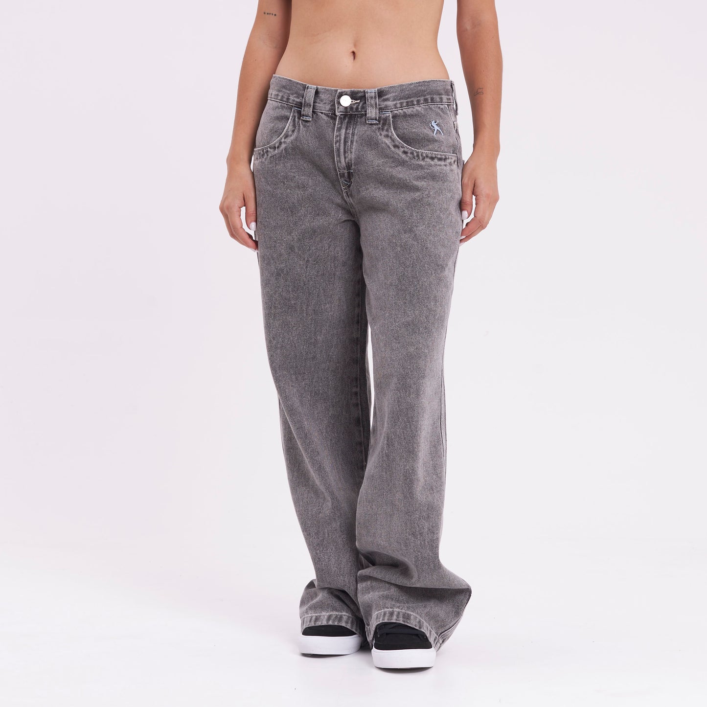 Jean Flip Mommy Tapeless Low Rise Denim London Summer