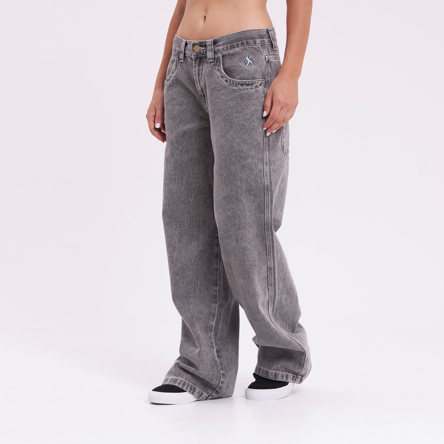 Jean Flip Mommy Tapeless Low Rise Denim London Summer