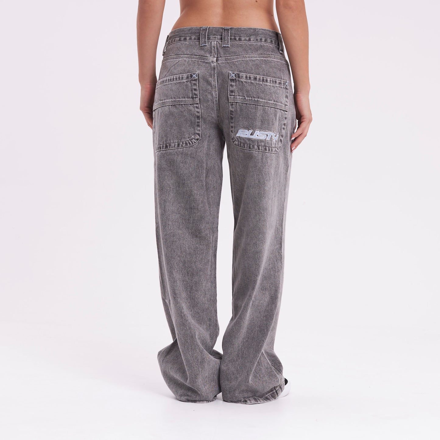Jean Flip Mommy Tapeless Low Rise Denim London Summer