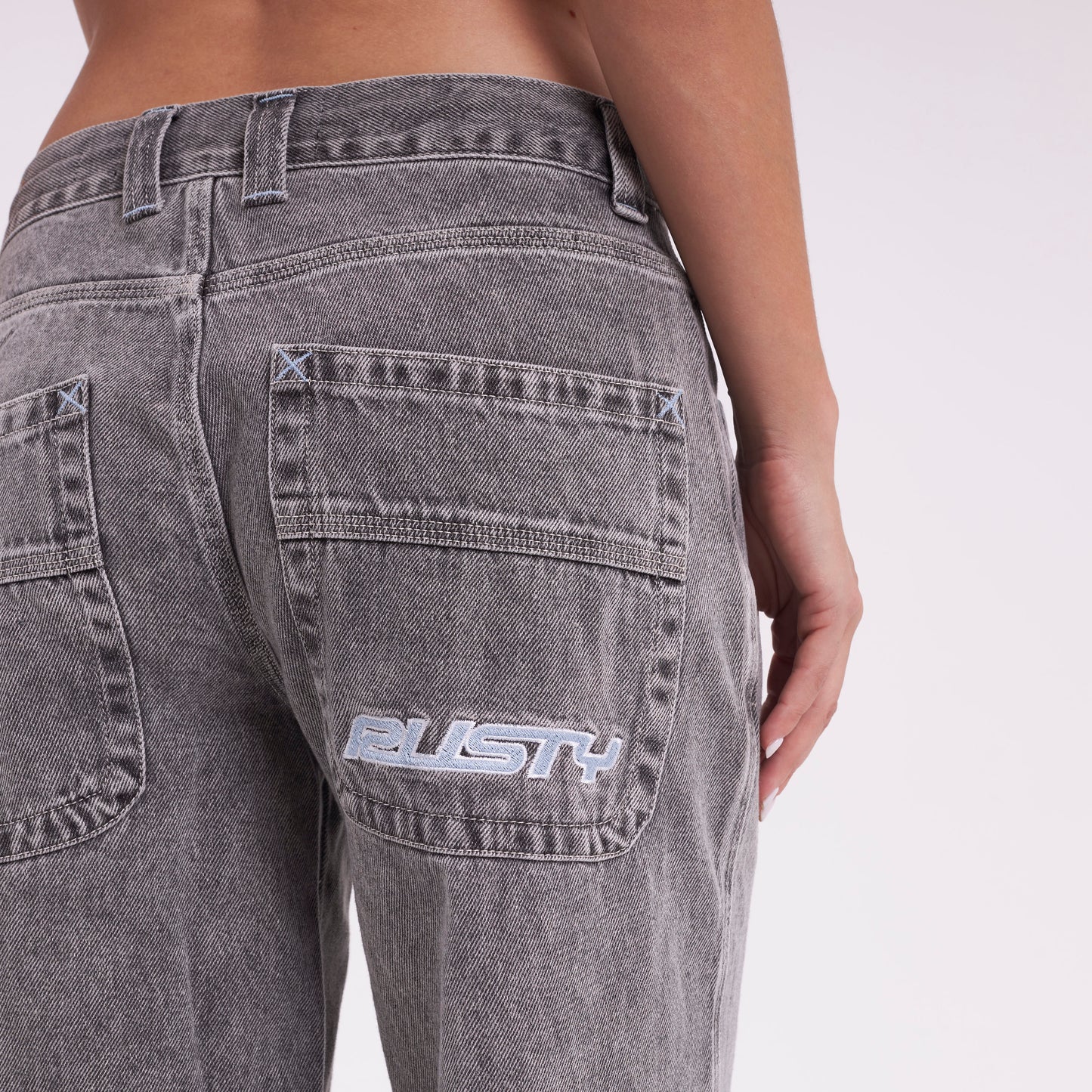 Jean Flip Mommy Tapeless Low Rise Denim London Summer