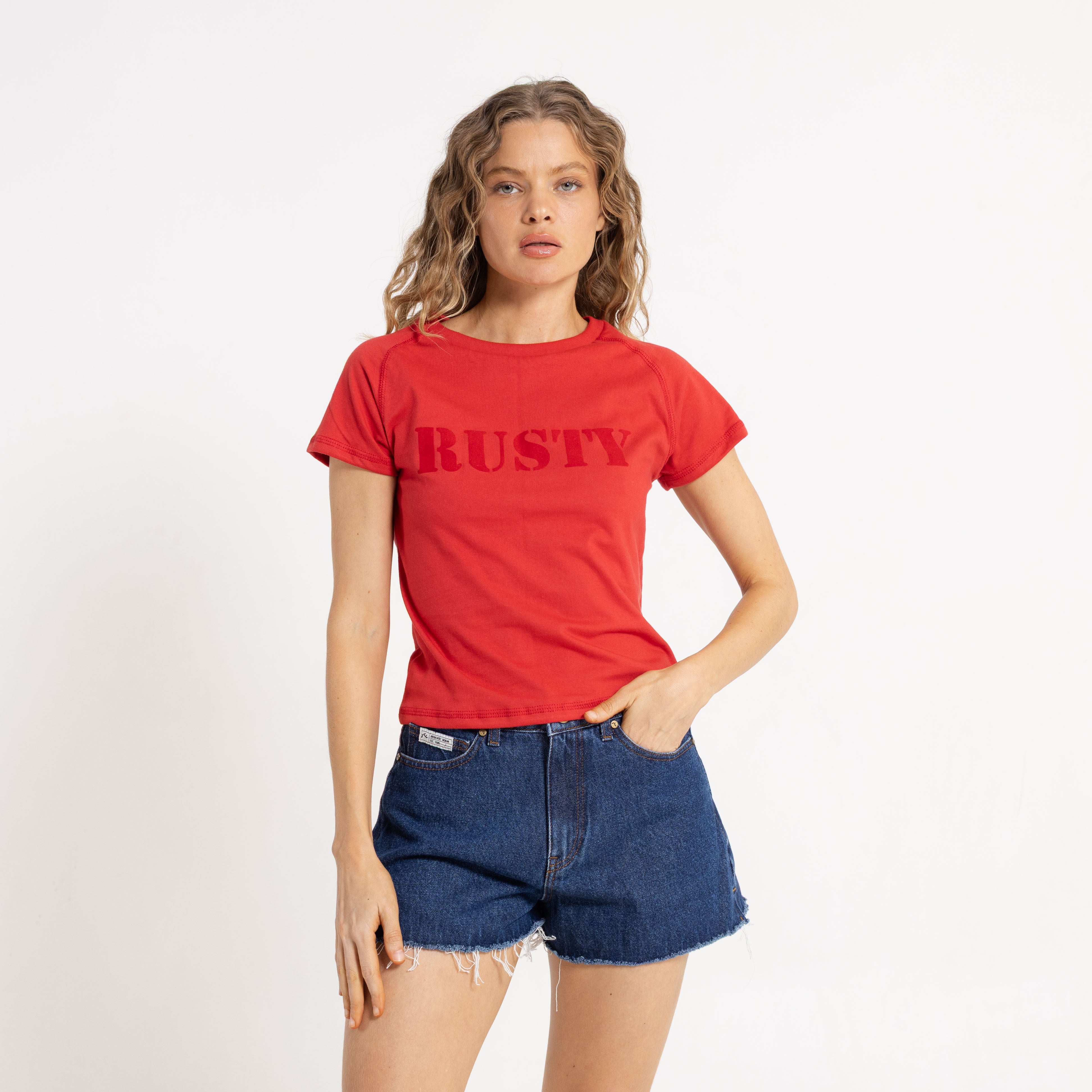 Remera Flocked Up Sleeve Baby Salsa