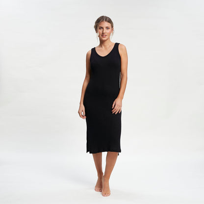 Vestido Florence Knit Midi Black