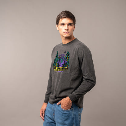 Remera Fosters Ls Process Black