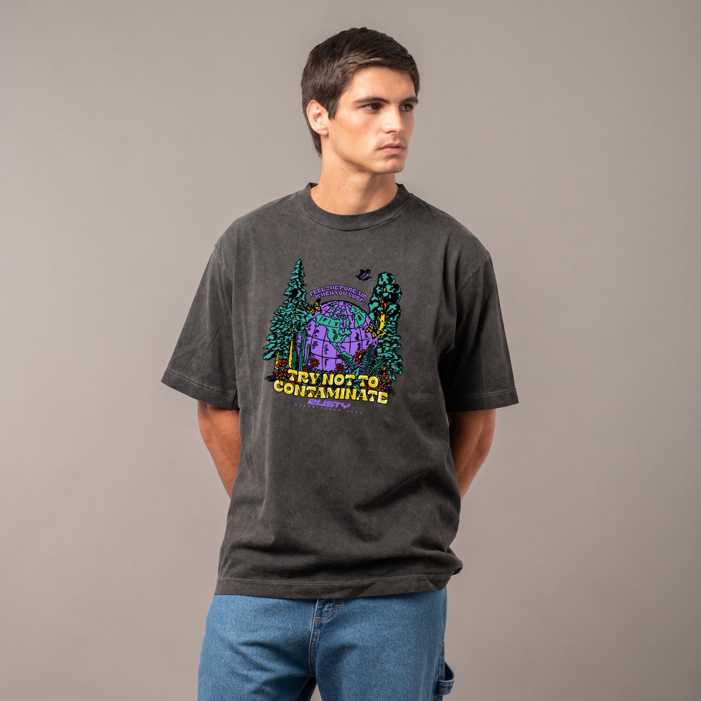 Remera Fosters Process Black